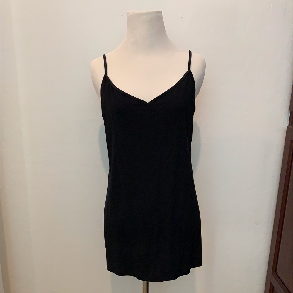 Black tank top